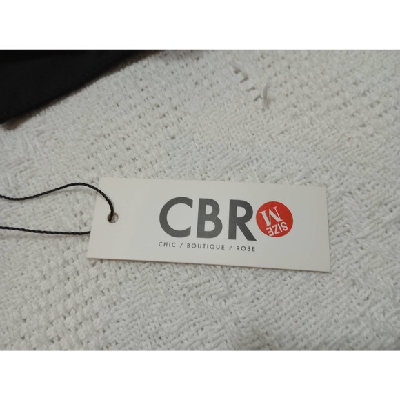 CBR medium black dress womens medium cotton polyester thigh length sleeveless - Picture 3 of 9